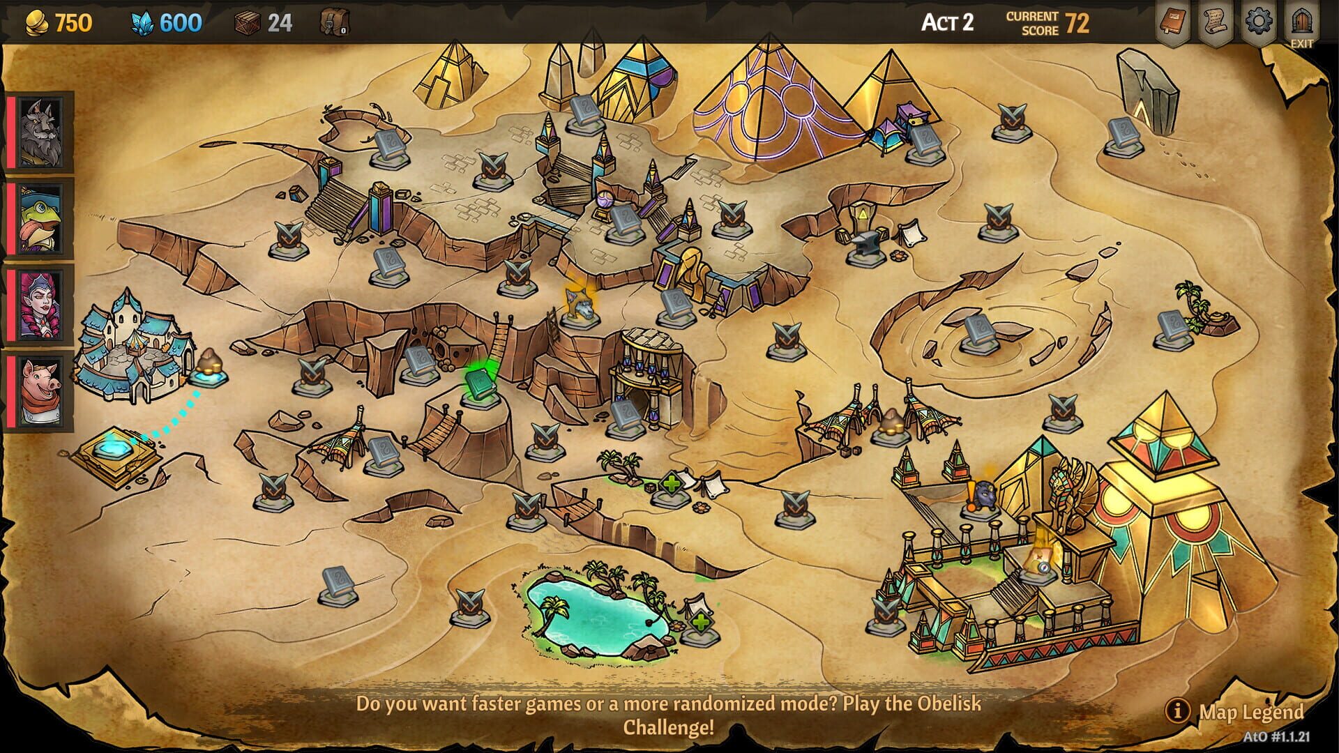 Screenshot for Across The Obelisk: Sands of Ulminin