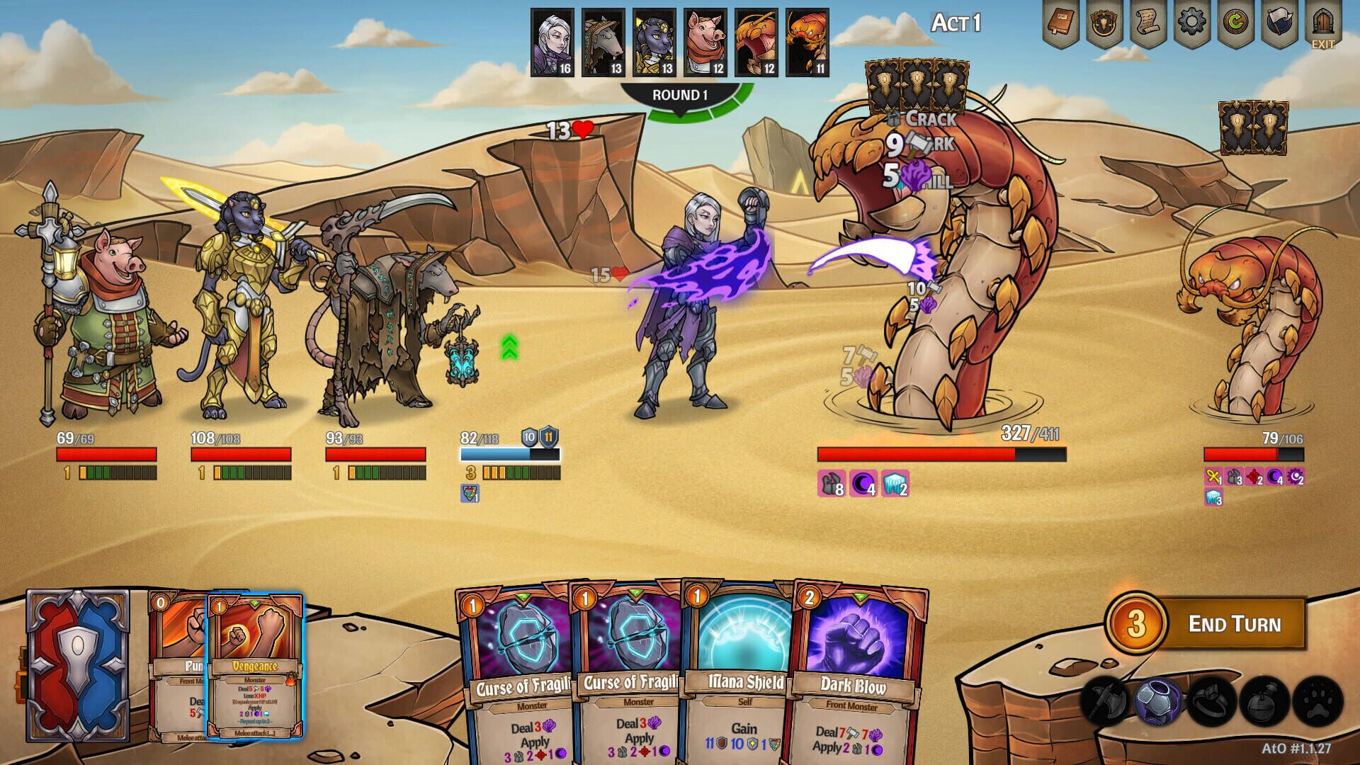 Screenshot for Across The Obelisk: Sands of Ulminin