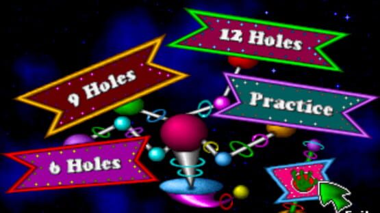 Screenshot for Fuzzy's Cosmic Space Golf
