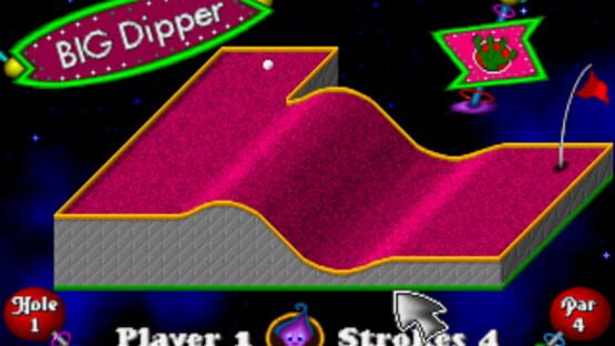 Screenshot for Fuzzy's Cosmic Space Golf