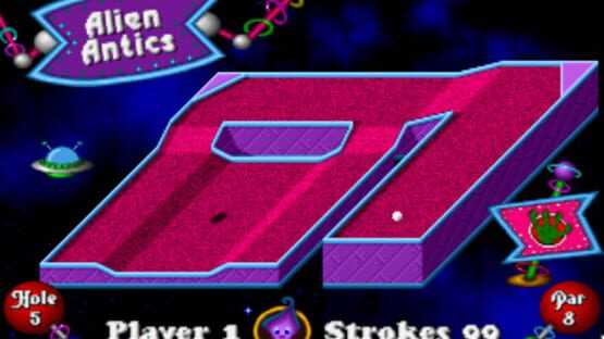 Screenshot for Fuzzy's Cosmic Space Golf
