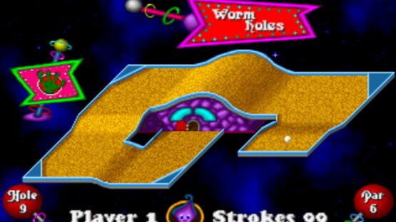 Screenshot for Fuzzy's Cosmic Space Golf