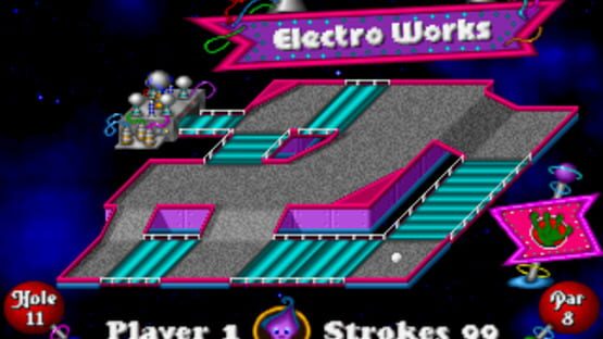 Screenshot for Fuzzy's Cosmic Space Golf