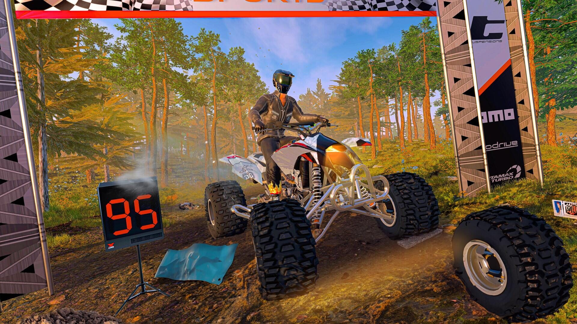 Screenshot for ATV Monster Racing Simulator Rally Cross