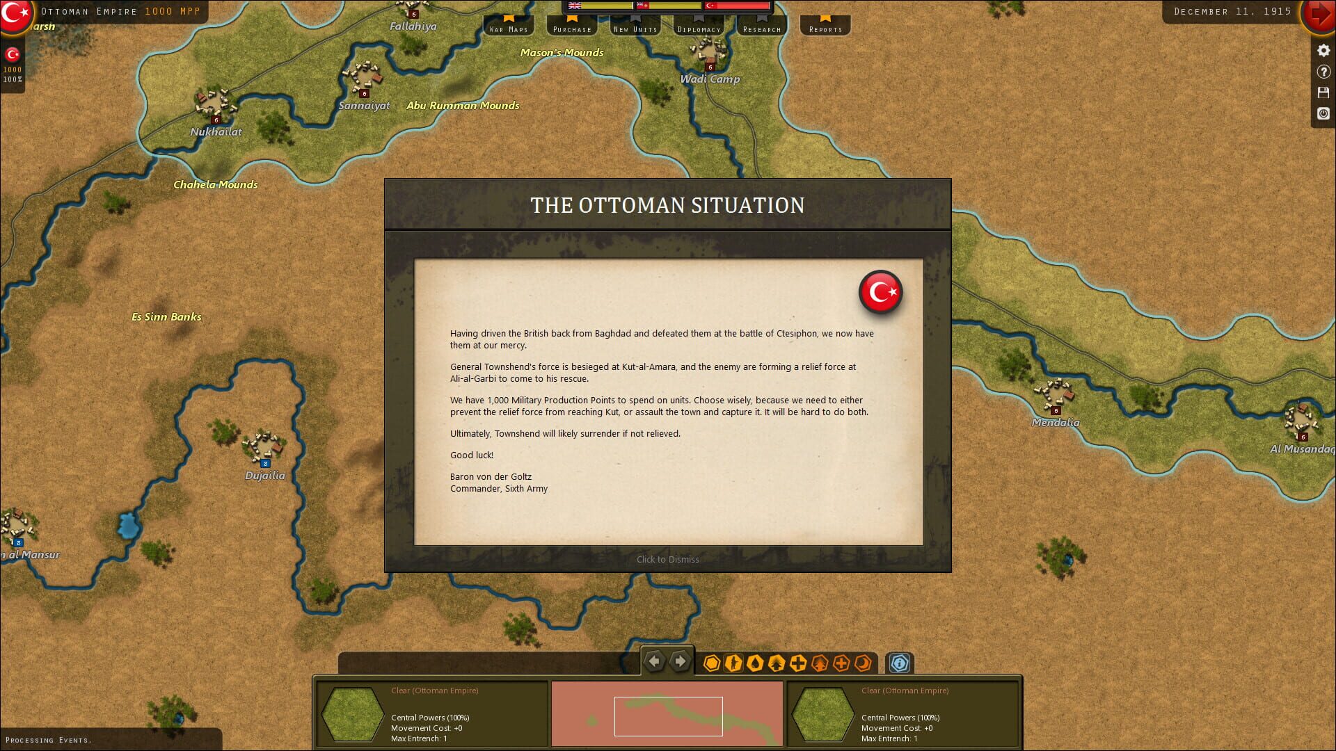 Screenshot for Strategic Command: World War I - Empires in Turmoil