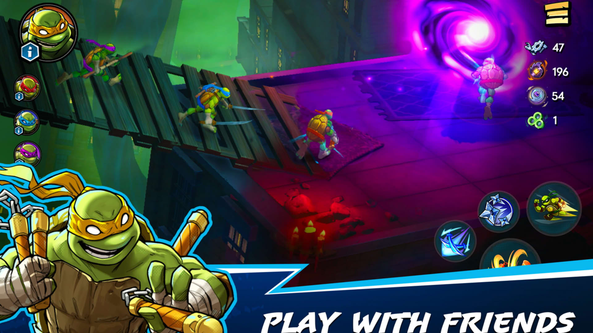 Screenshot for Teenage Mutant Ninja Turtles: Splintered Fate