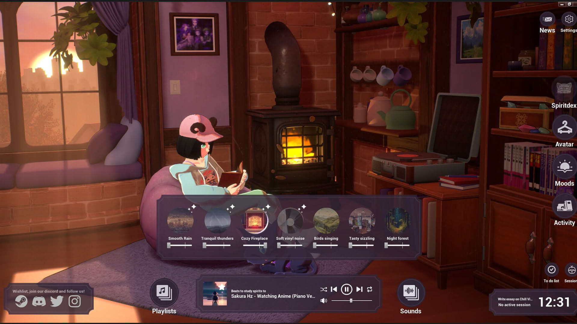 Screenshot for Spirit City: Lofi Sessions