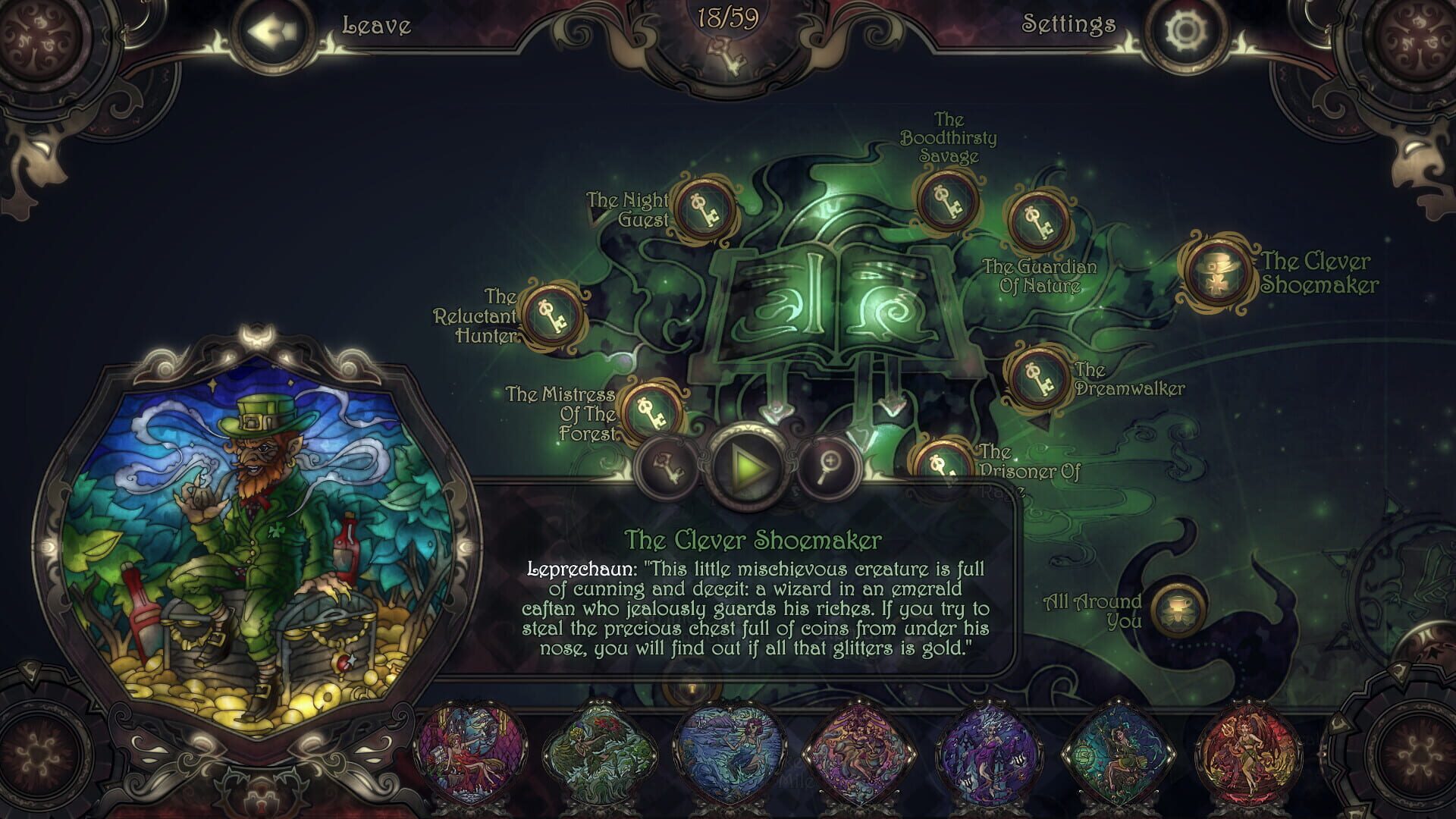 Screenshot for Glass Masquerade 2: Illusions - Scaryfolks Puzzle Pack