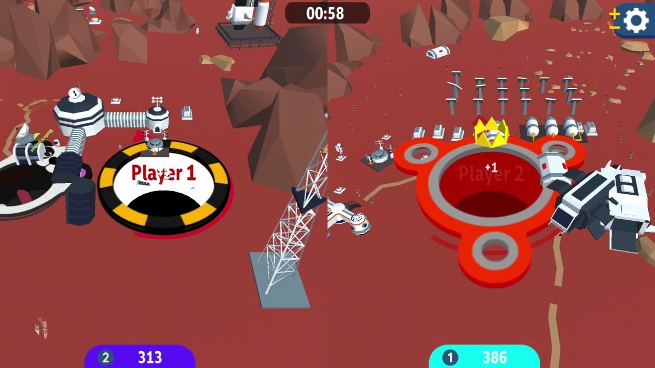 Screenshot for Hole io: Red Planet DLC