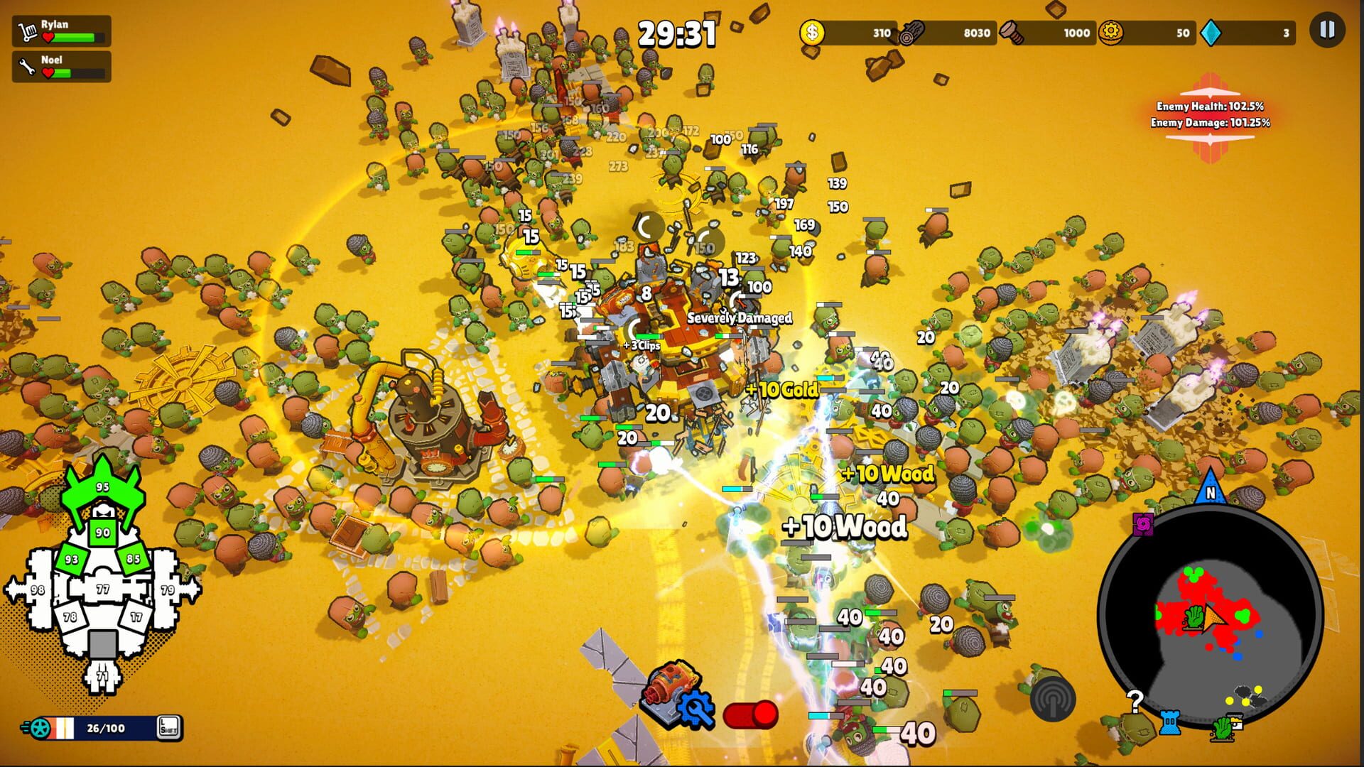 Screenshot for Zombie Rollerz: The Last Ship
