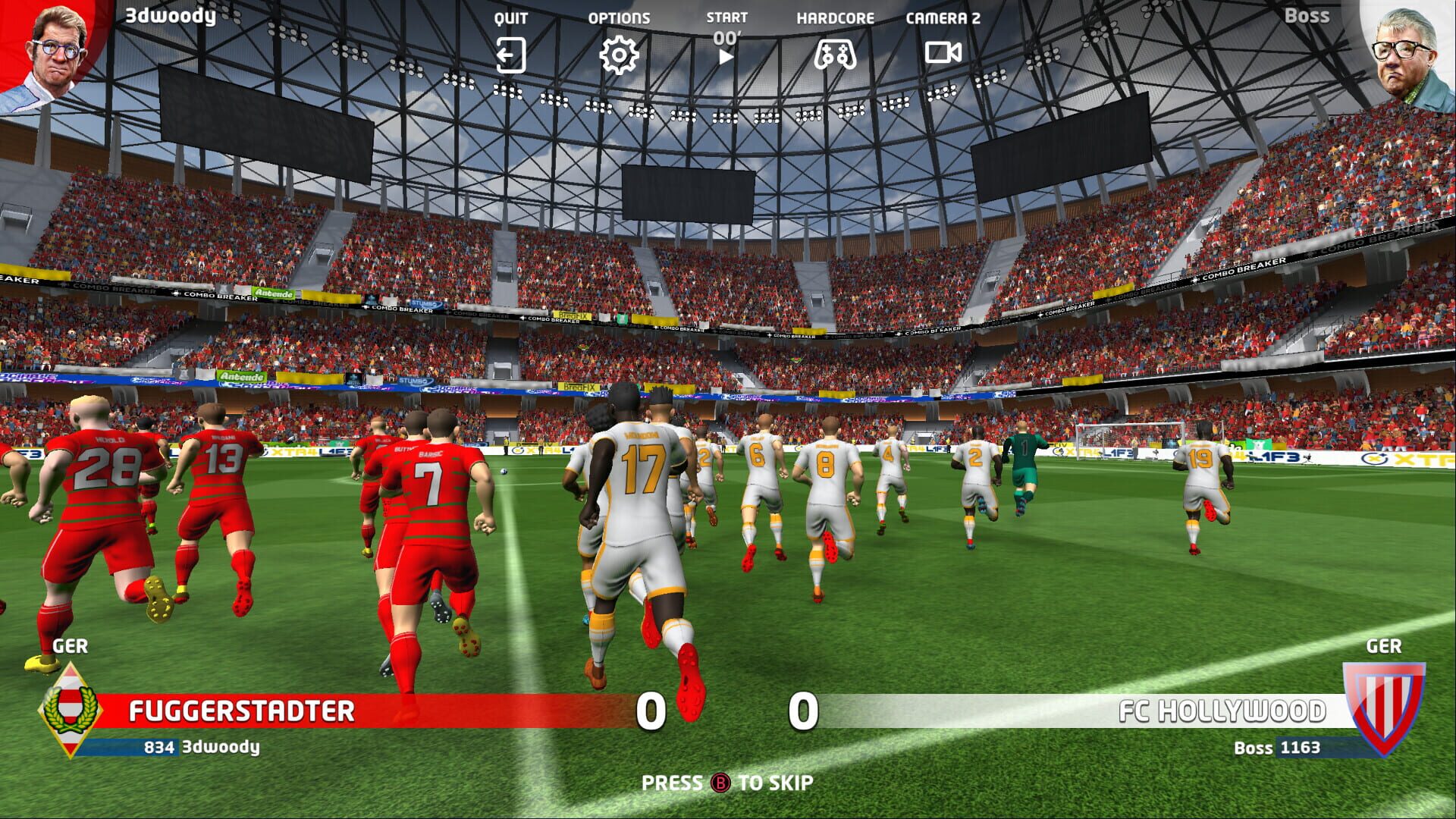 Screenshot for Sociable Soccer 24