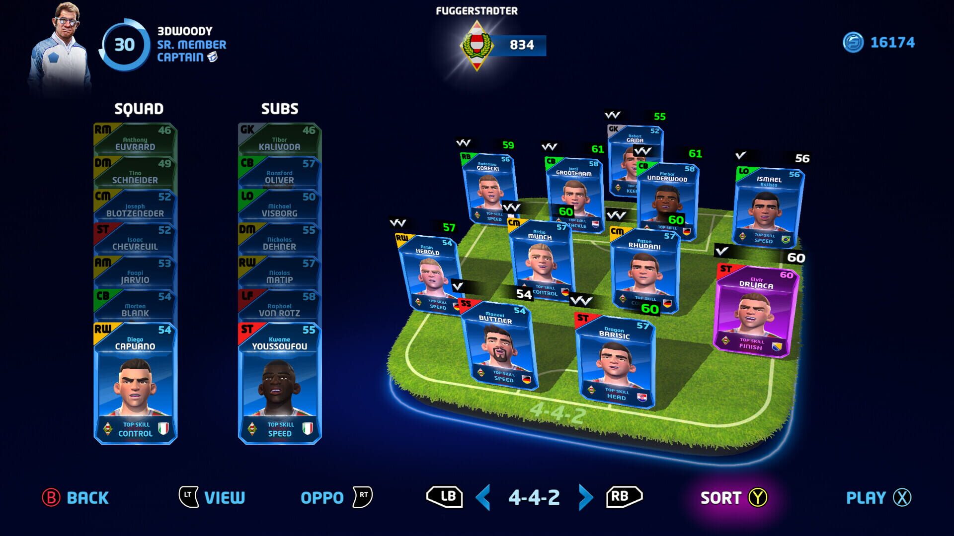 Screenshot for Sociable Soccer 24