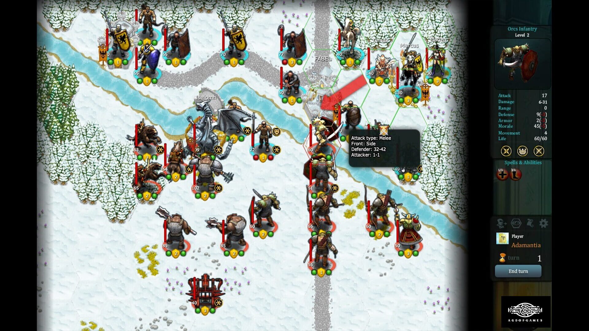 Screenshot for Fantasy Kommander: Eukarion Wars