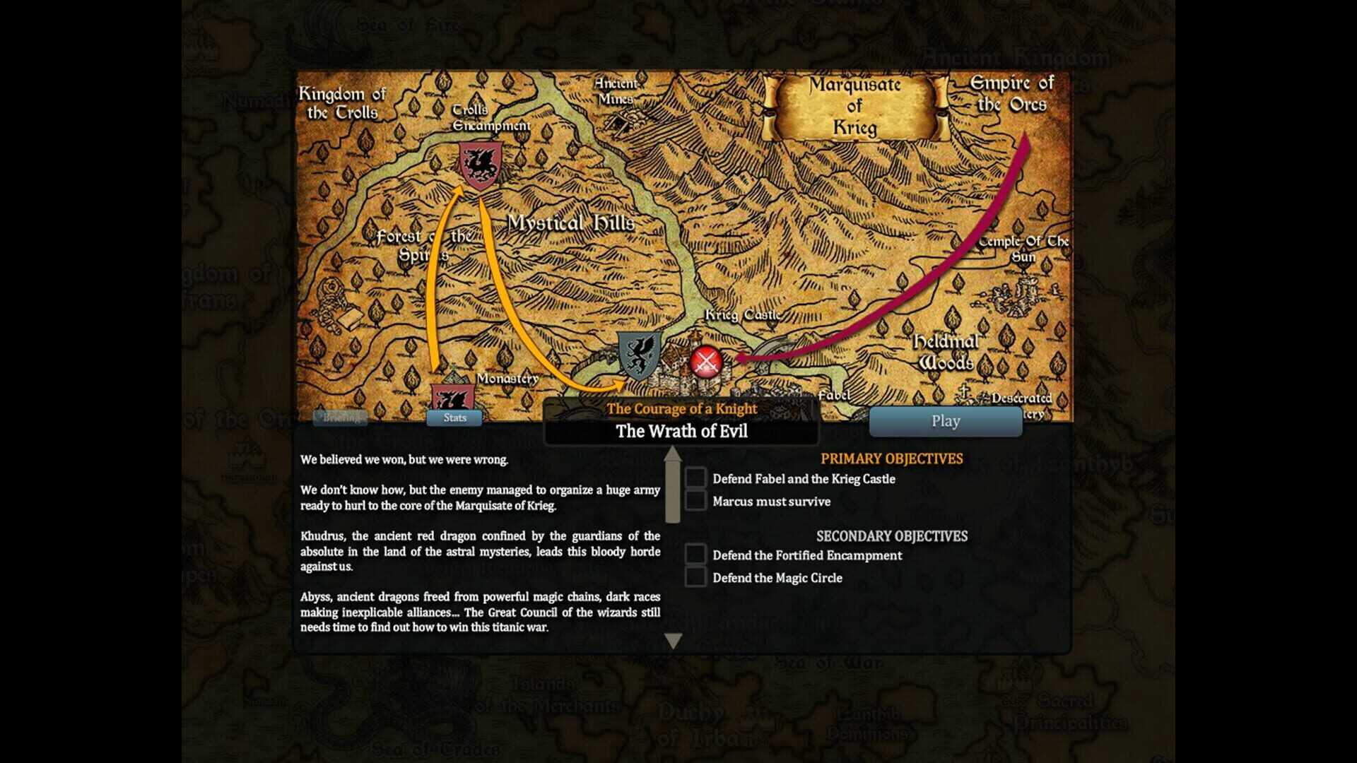 Screenshot for Fantasy Kommander: Eukarion Wars
