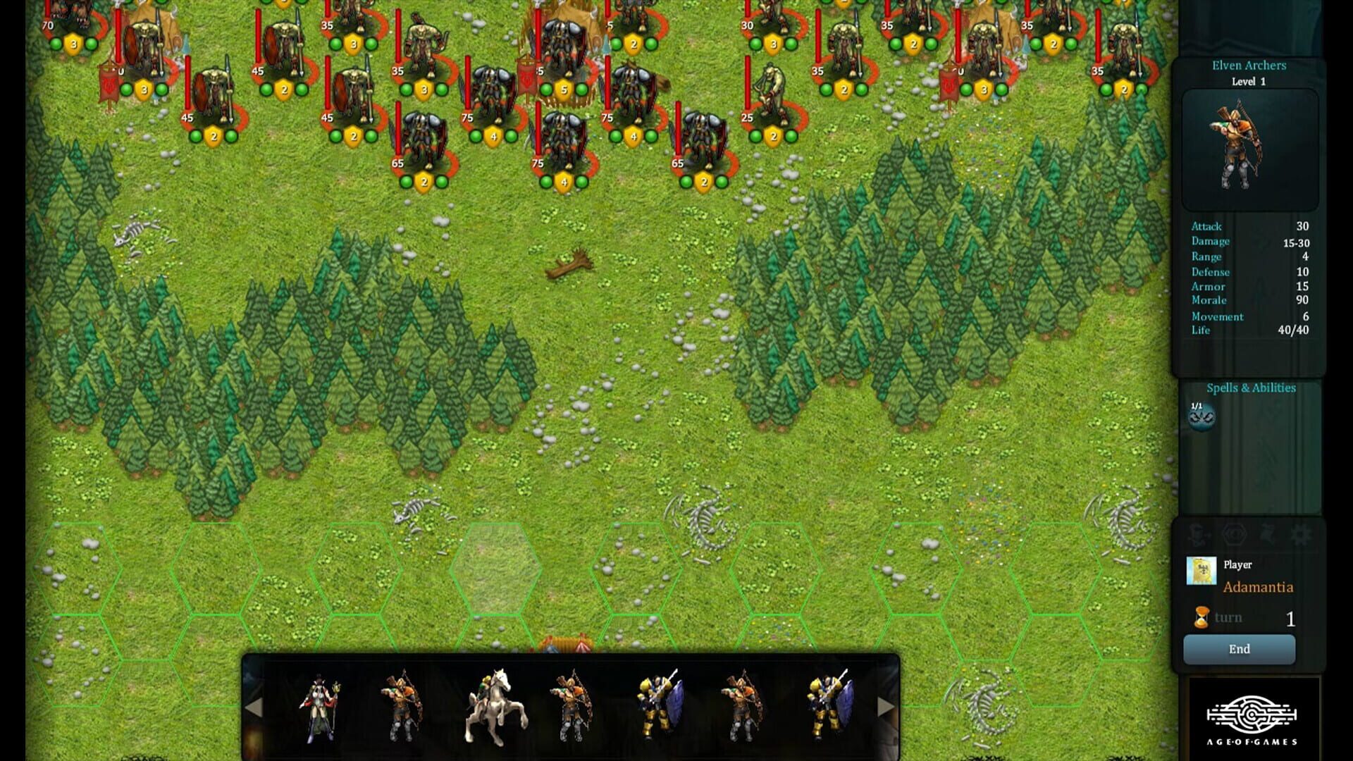Screenshot for Fantasy Kommander: Eukarion Wars