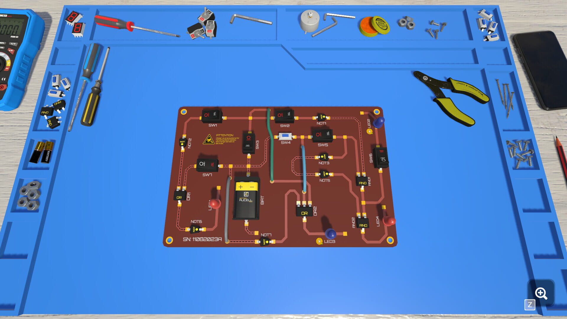 Screenshot for Electronics Puzzle Lab