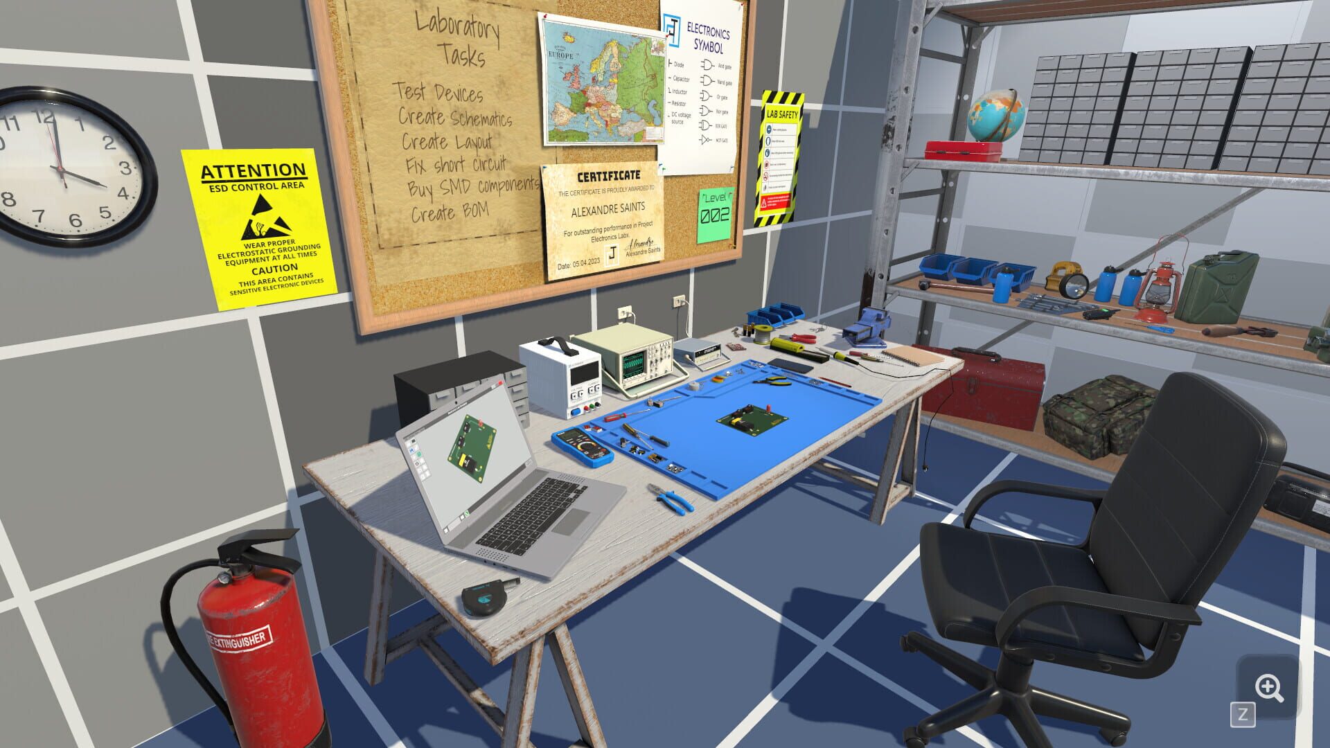 Screenshot for Electronics Puzzle Lab