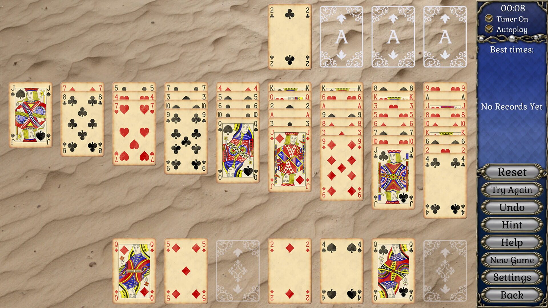 Screenshot for Jewel Match Atlantis Solitaire 4: Collector's Edition