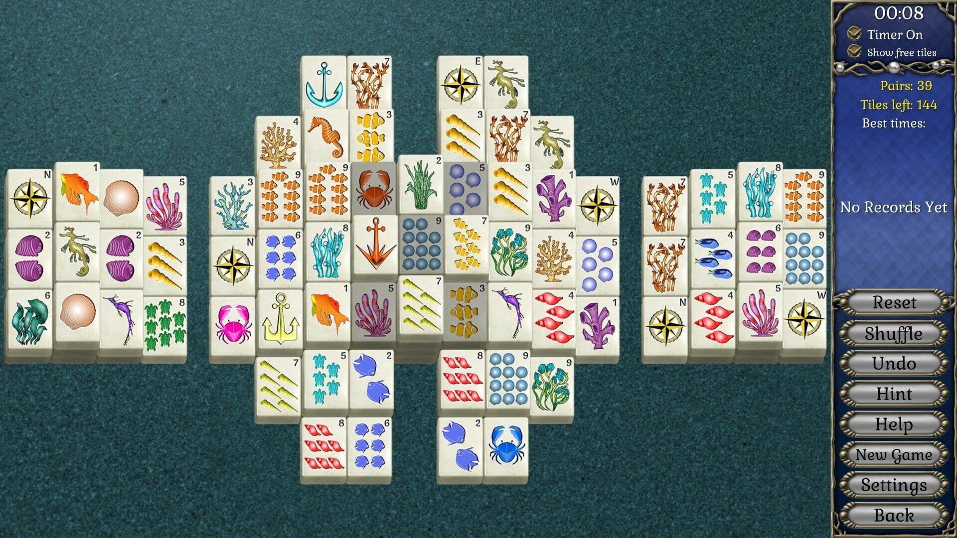 Screenshot for Jewel Match Atlantis Solitaire 4: Collector's Edition