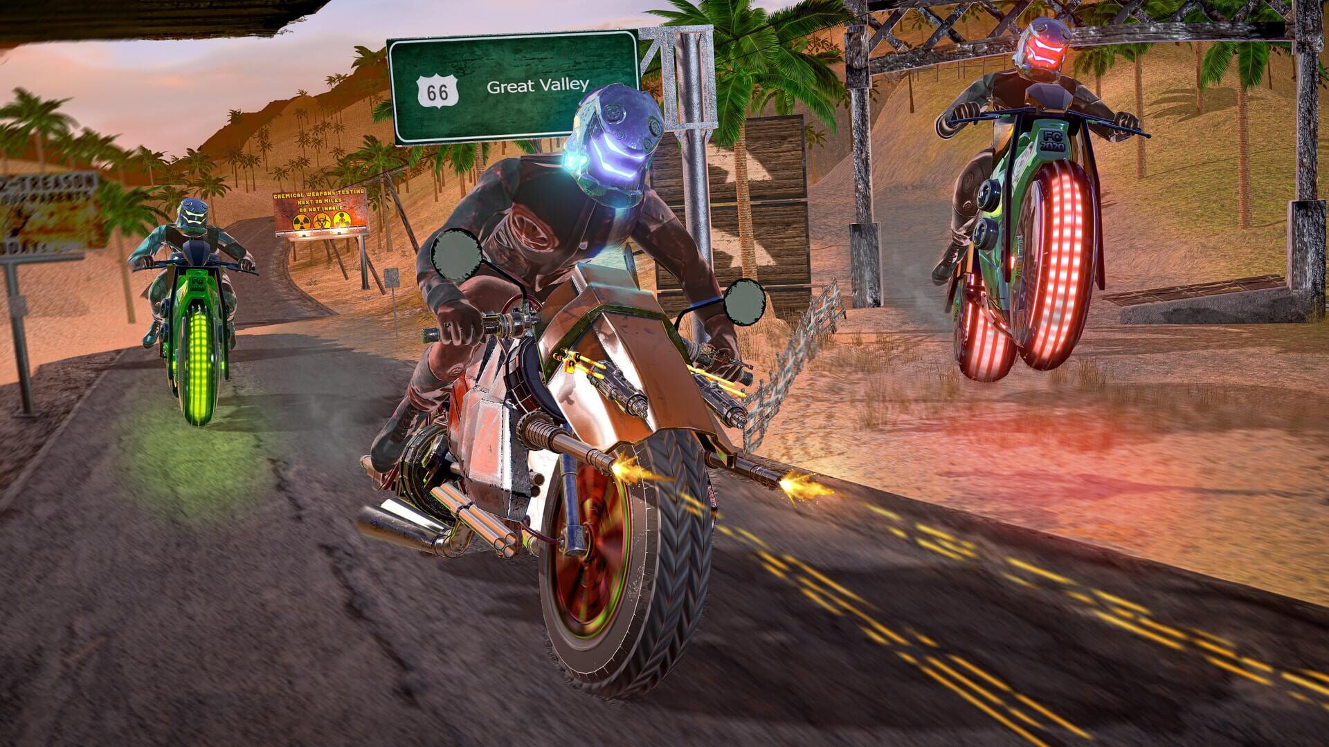 Screenshot for 2044 Moto Racer: Cyber Racing Simulator