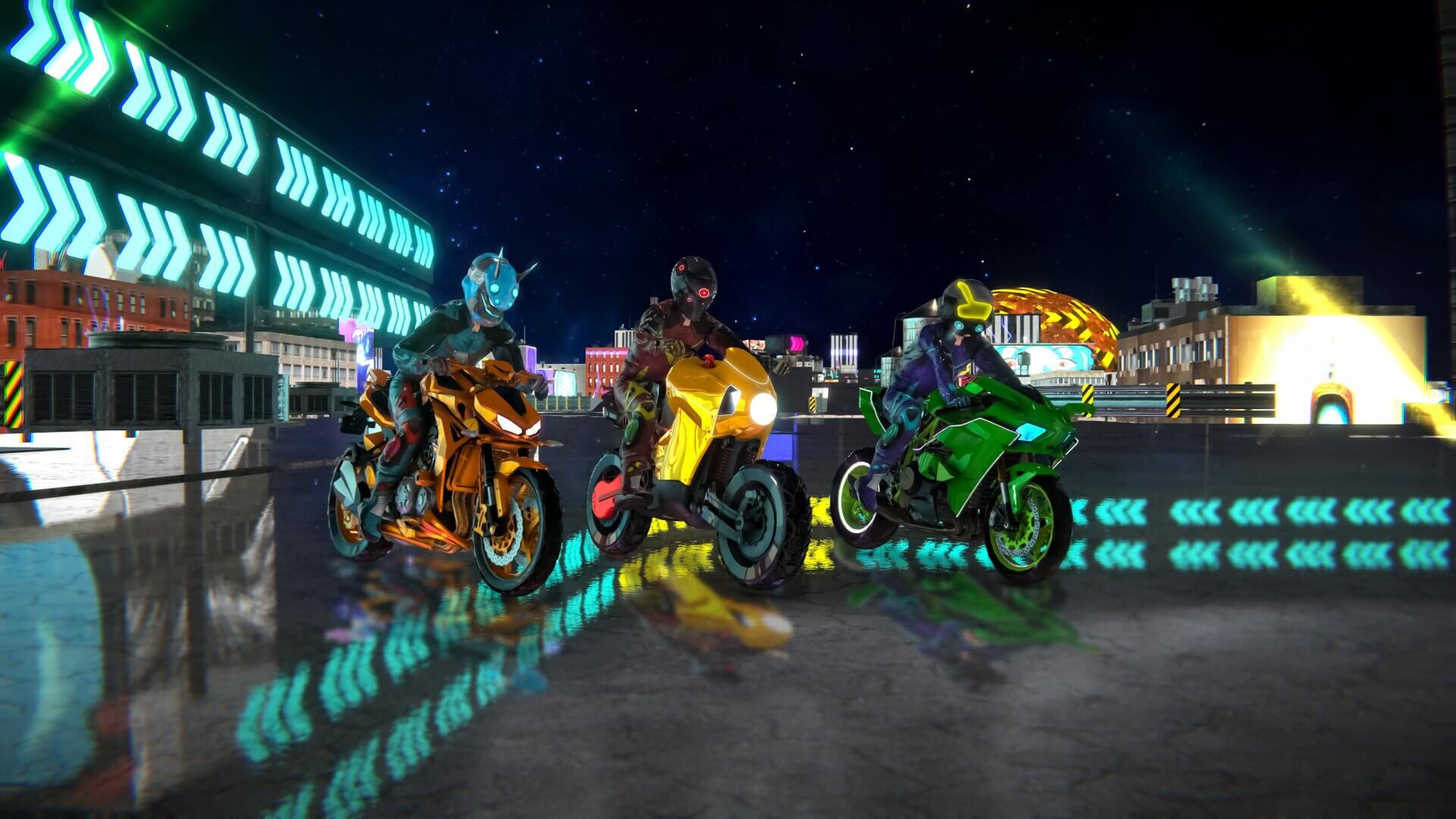 Screenshot for 2044 Moto Racer: Cyber Racing Simulator