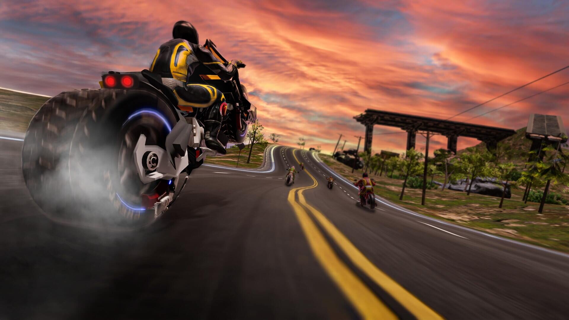 Screenshot for 2044 Moto Racer: Cyber Racing Simulator