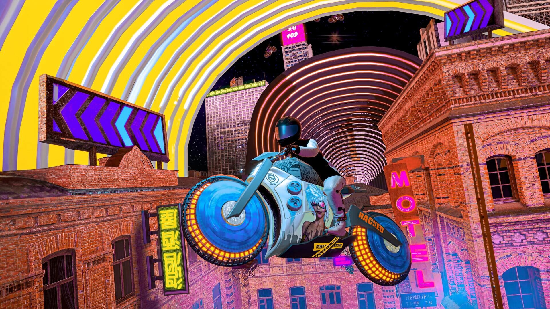 Screenshot for 2044 Moto Racer: Cyber Racing Simulator