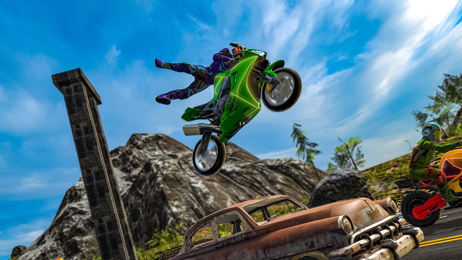 Screenshot for 2044 Moto Racer: Cyber Racing Simulator