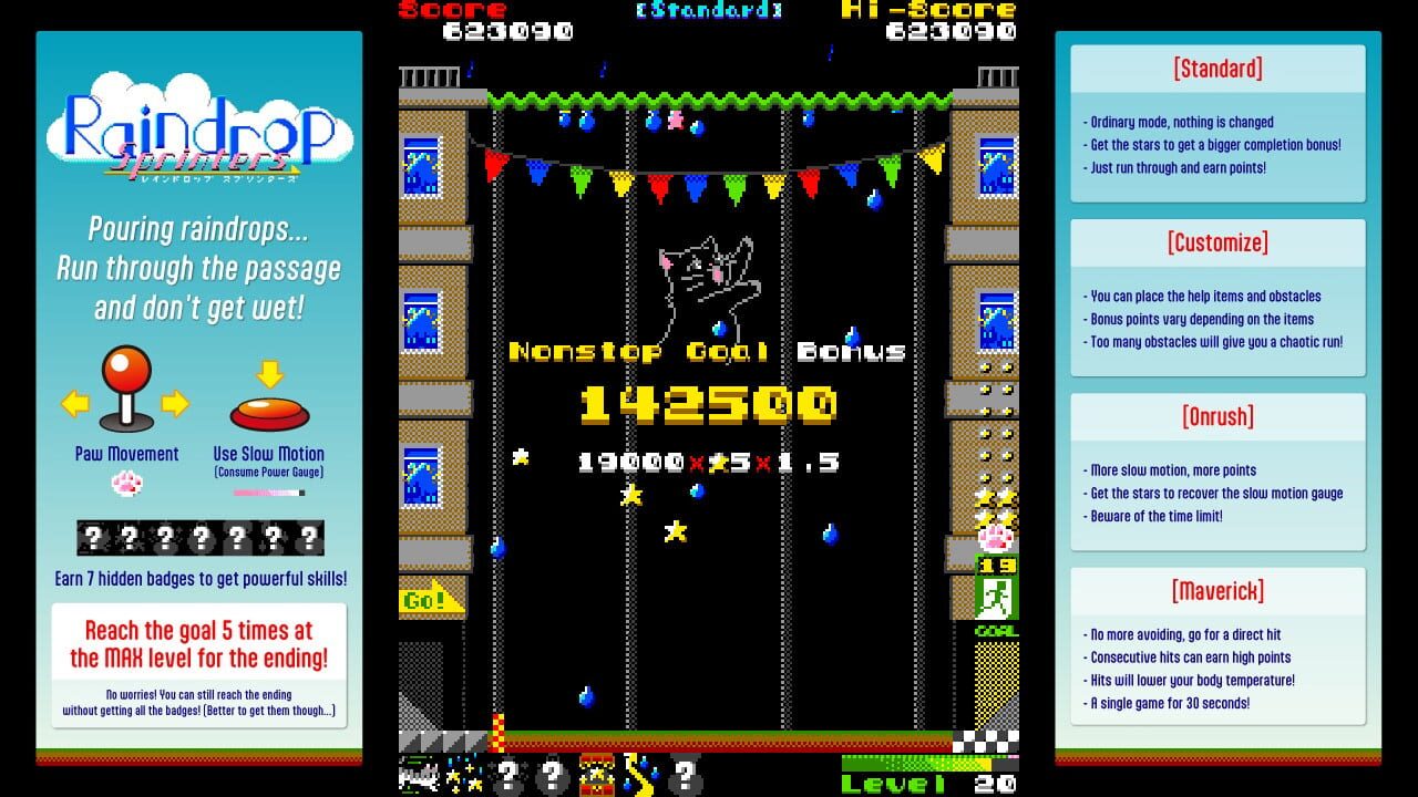 Screenshot for Raindrop Sprinters