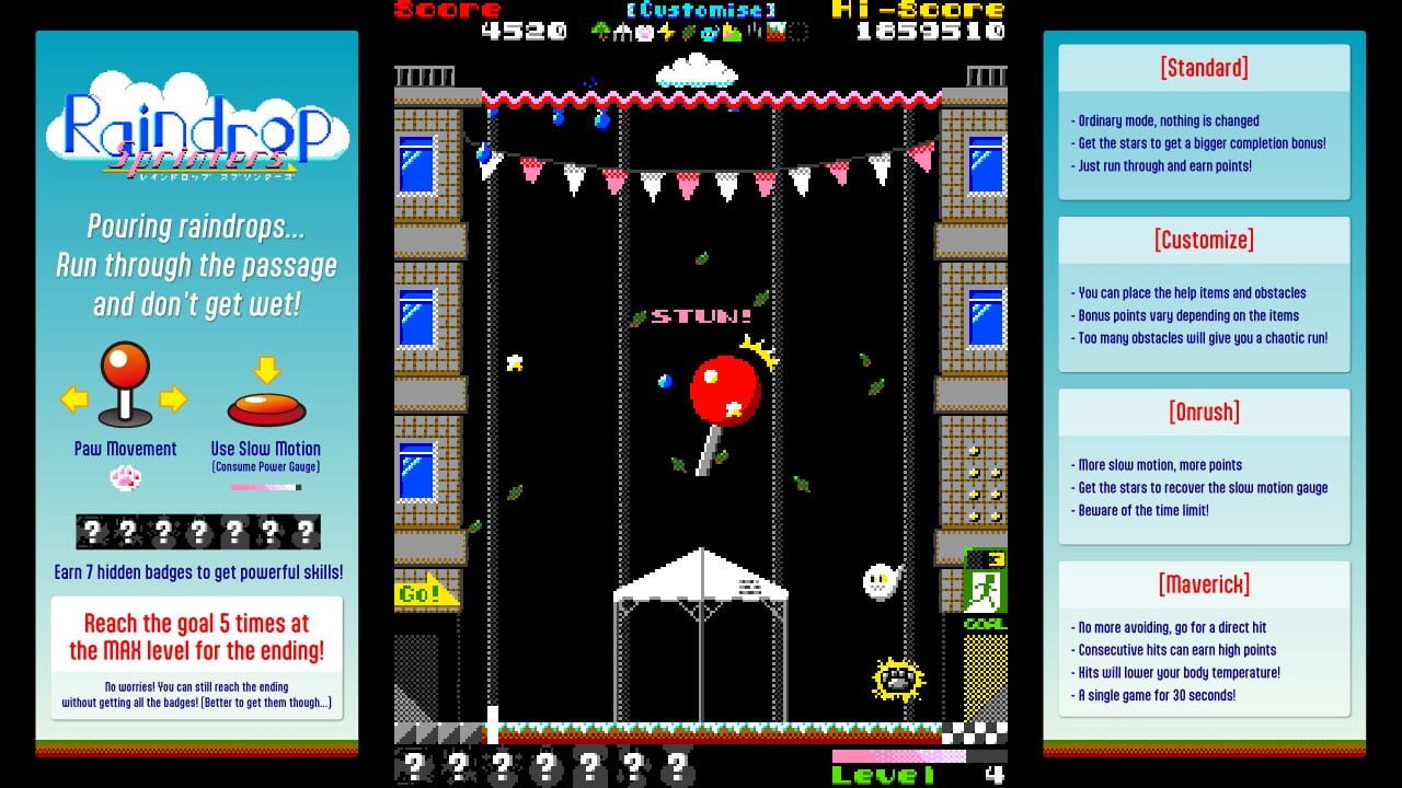 Screenshot for Raindrop Sprinters