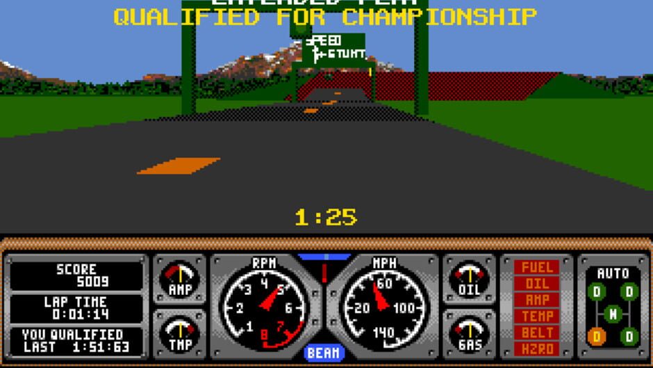 Screenshot for Hard Drivin'
