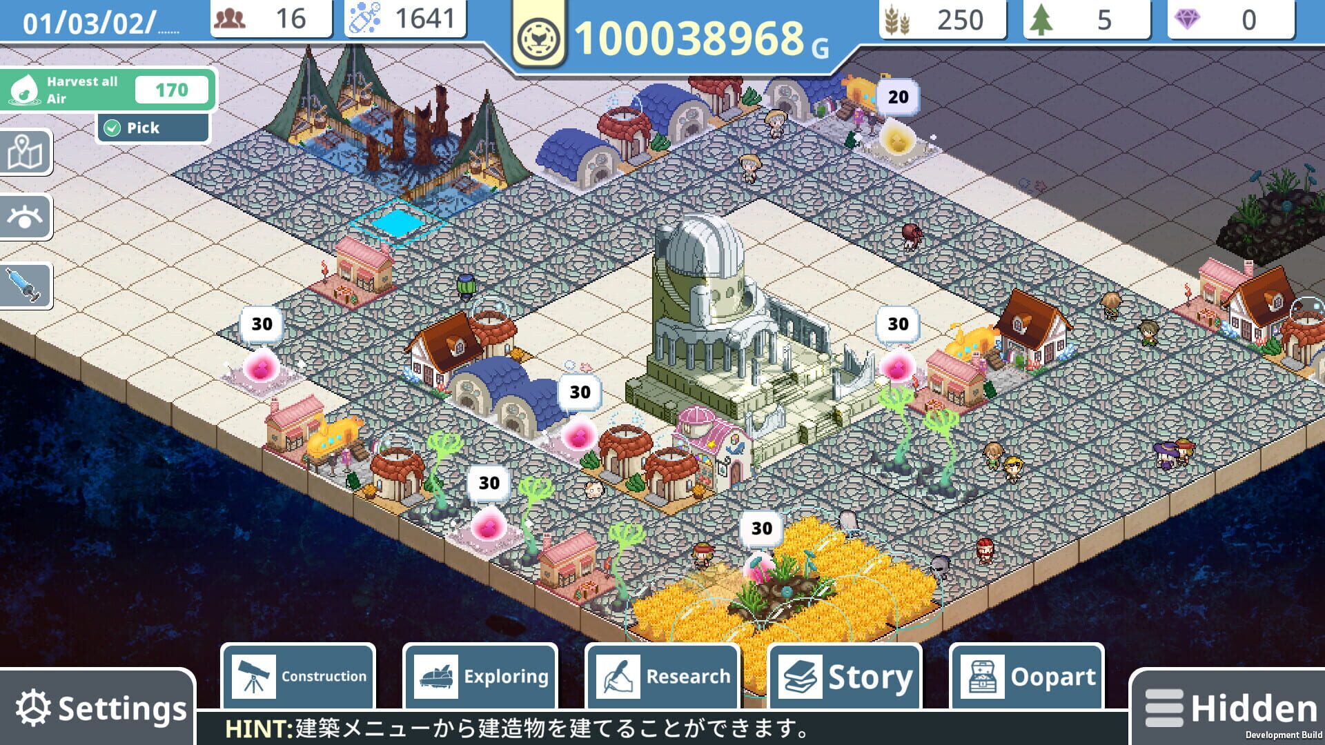 Screenshot for Helle's Undersea City Project: Bringing Air to The Garden