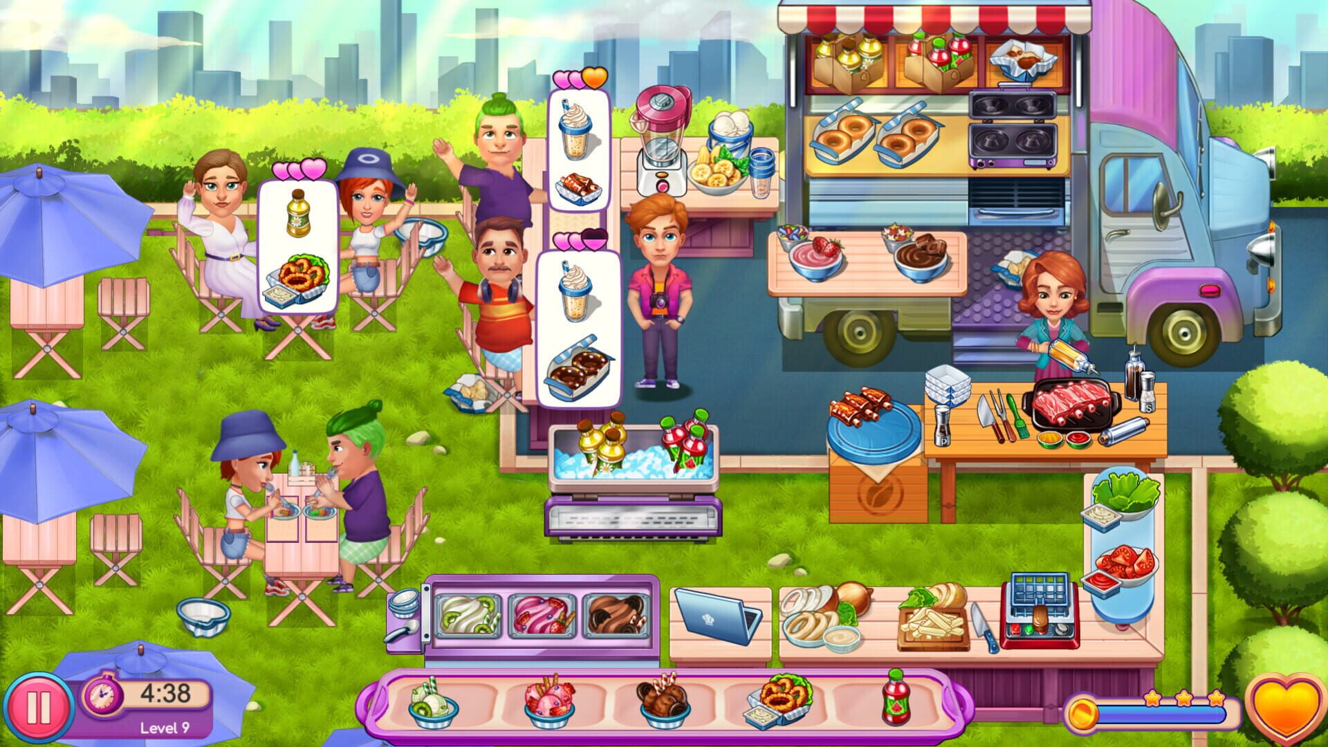 Screenshot for Claire's Cruisin' Cafe: Fest Frenzy
