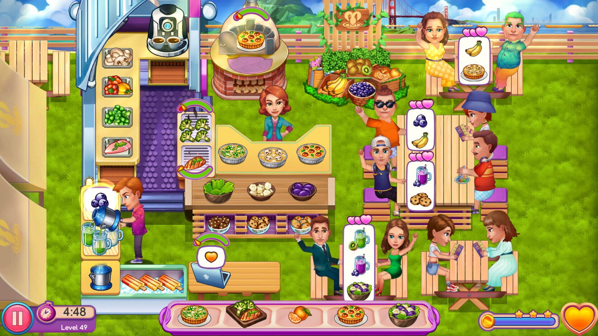 Screenshot for Claire's Cruisin' Cafe: Fest Frenzy