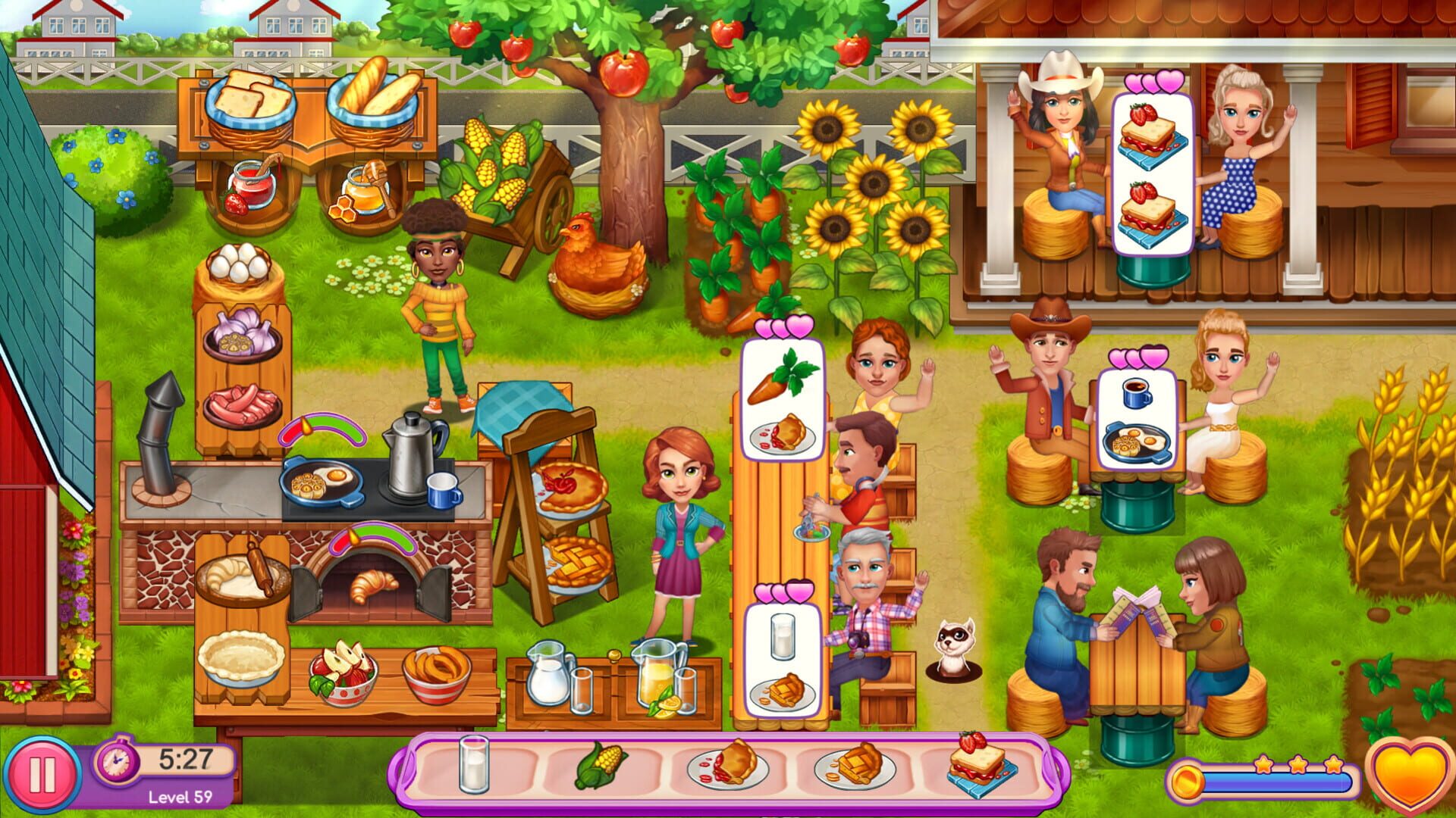 Screenshot for Claire's Cruisin' Cafe: Fest Frenzy