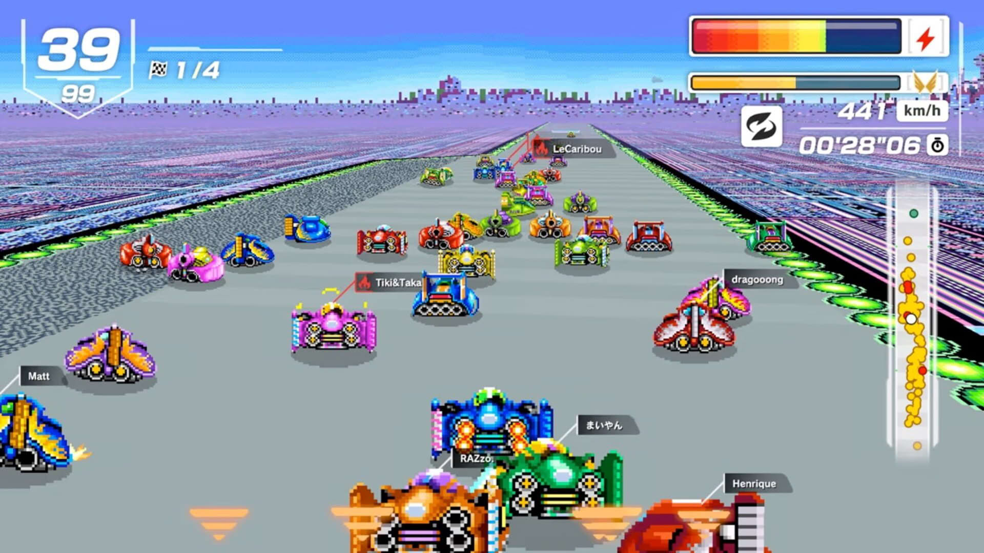 Screenshot for F-Zero 99