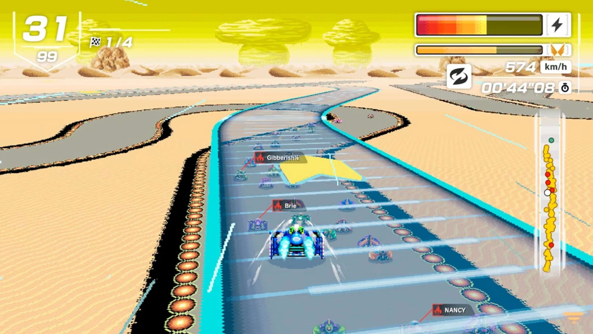 Screenshot for F-Zero 99