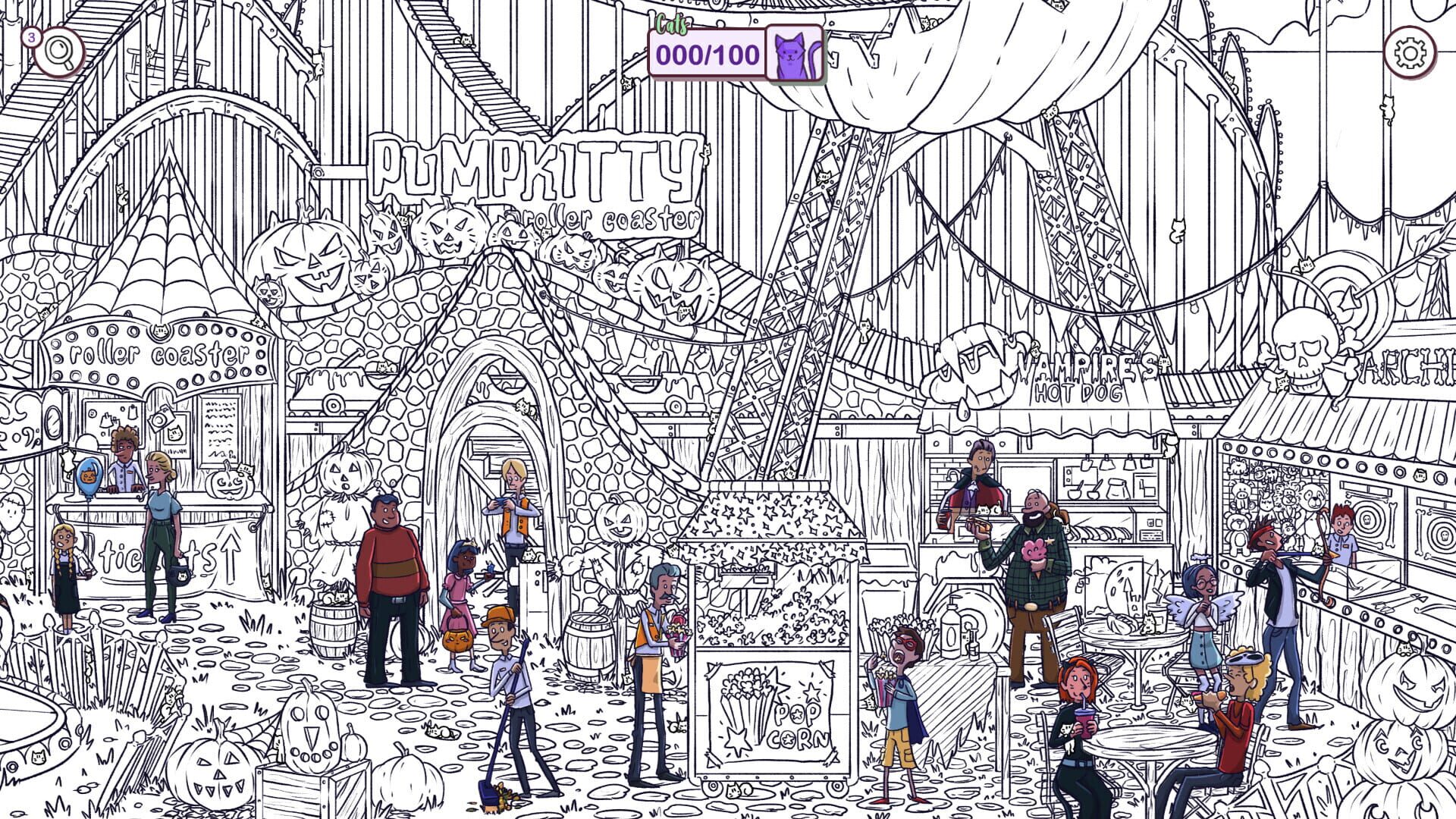 Screenshot for Hidden Cats in Spooky Town