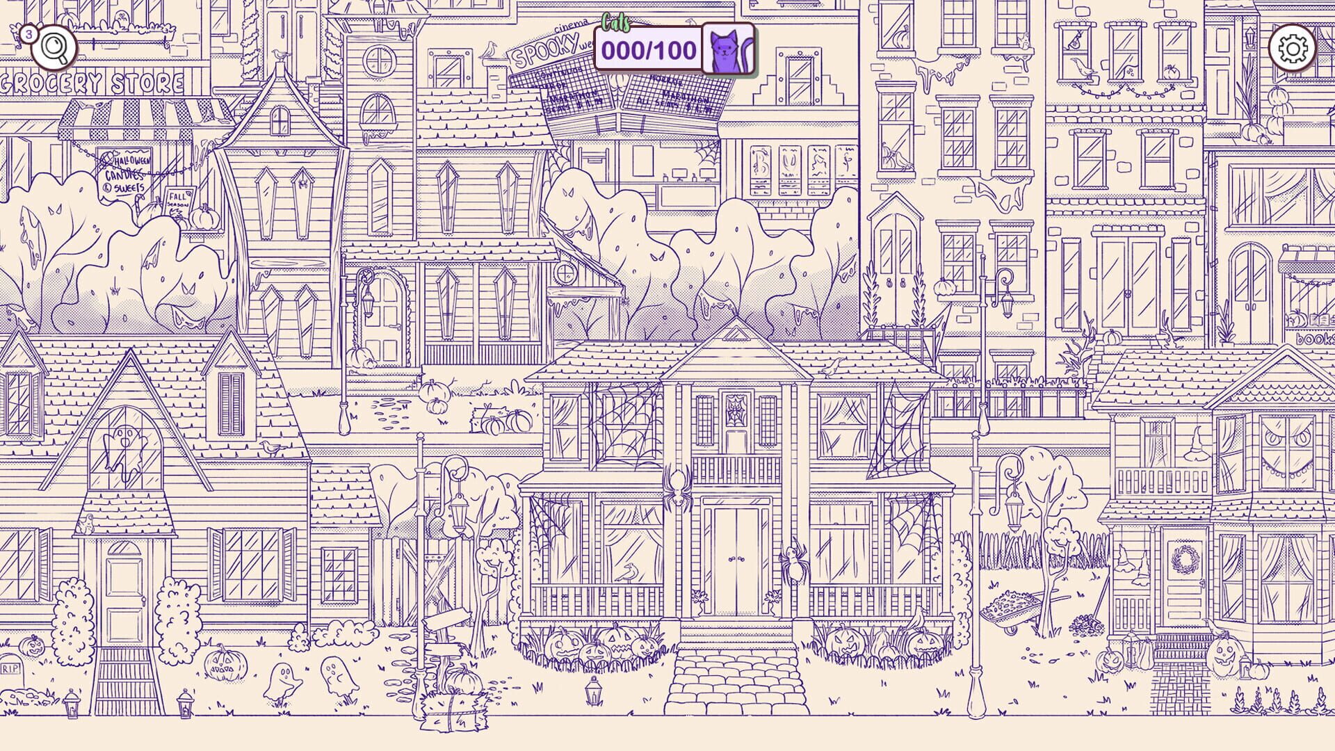 Screenshot for Hidden Cats in Spooky Town
