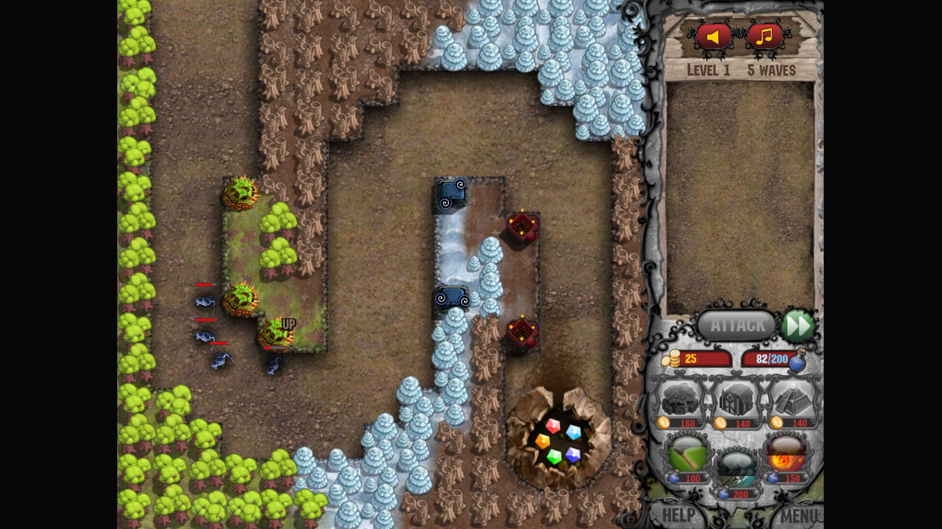 Screenshot for Cursed Treasure: Don't Touch My Gems!