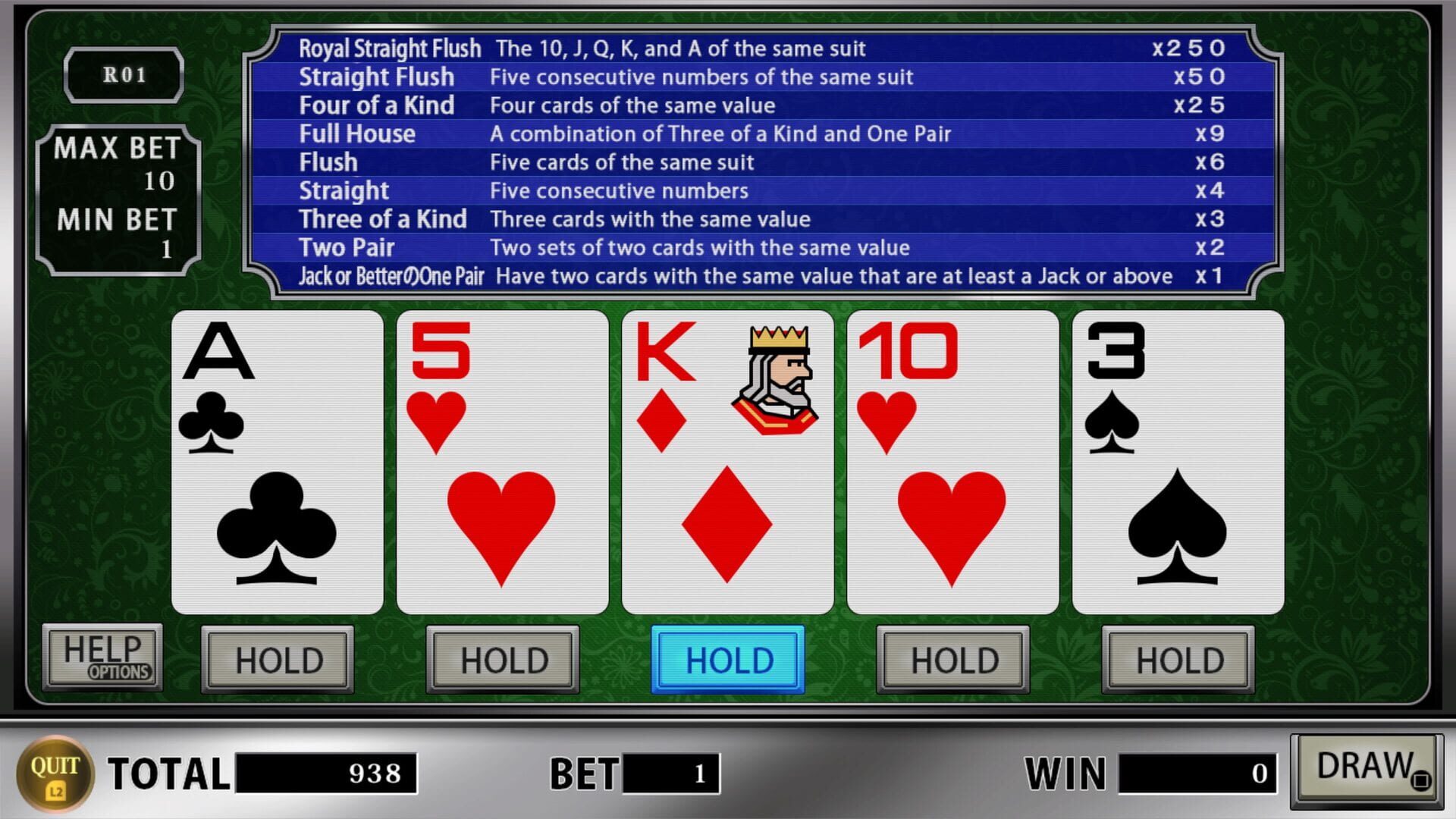 Screenshot for The Casino Collection: Ruleta, Vídeo Póker, Tragaperras, Craps, Baccarat, Five-Card Draw Poker, Texas hold 'em, Blackjack and Page One