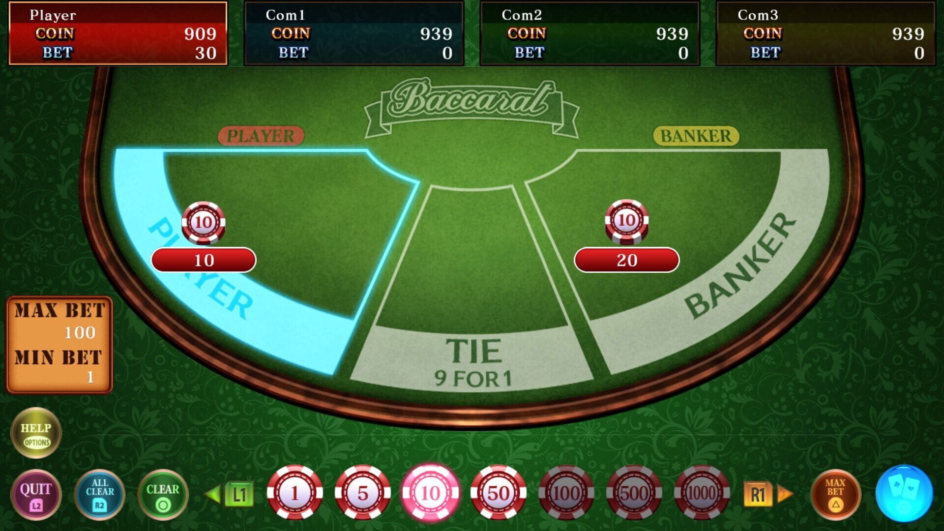 Screenshot for The Casino Collection: Ruleta, Vídeo Póker, Tragaperras, Craps, Baccarat, Five-Card Draw Poker, Texas hold 'em, Blackjack and Page One