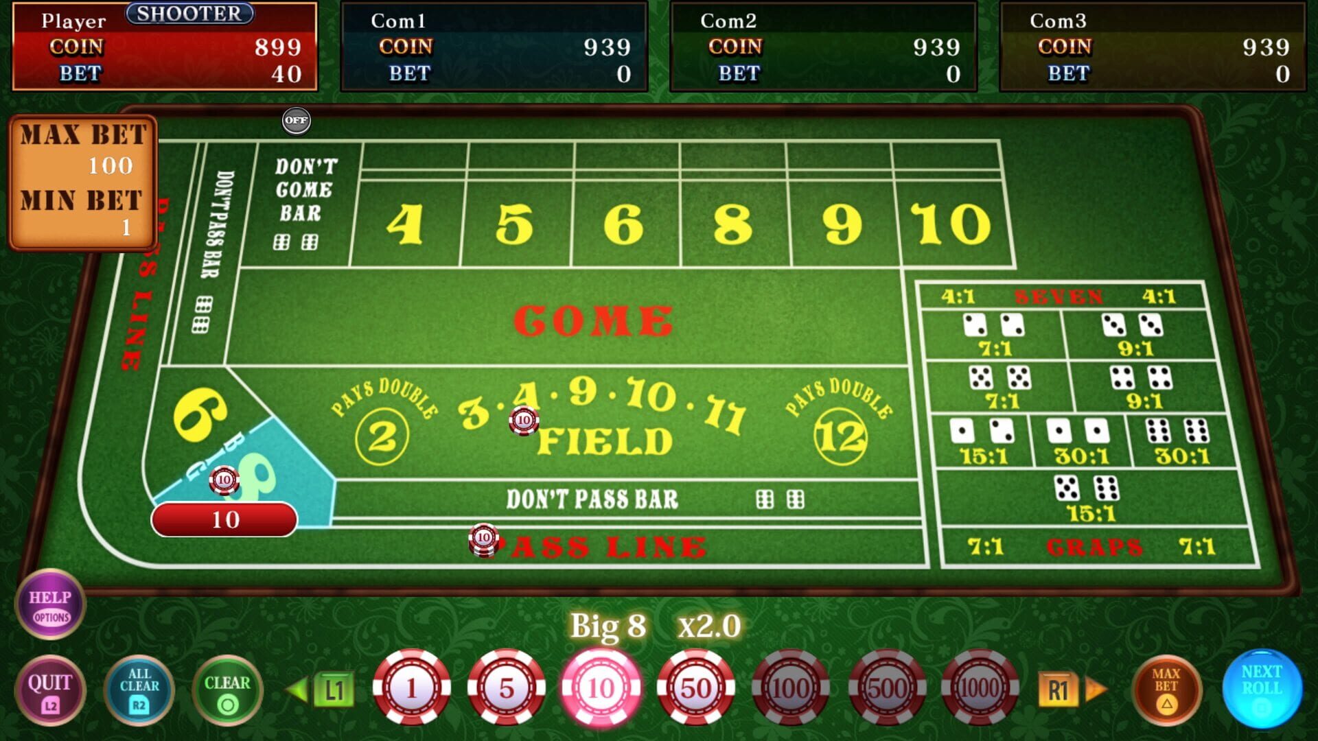 Screenshot for The Casino Collection: Ruleta, Vídeo Póker, Tragaperras, Craps, Baccarat, Five-Card Draw Poker, Texas hold 'em, Blackjack and Page One