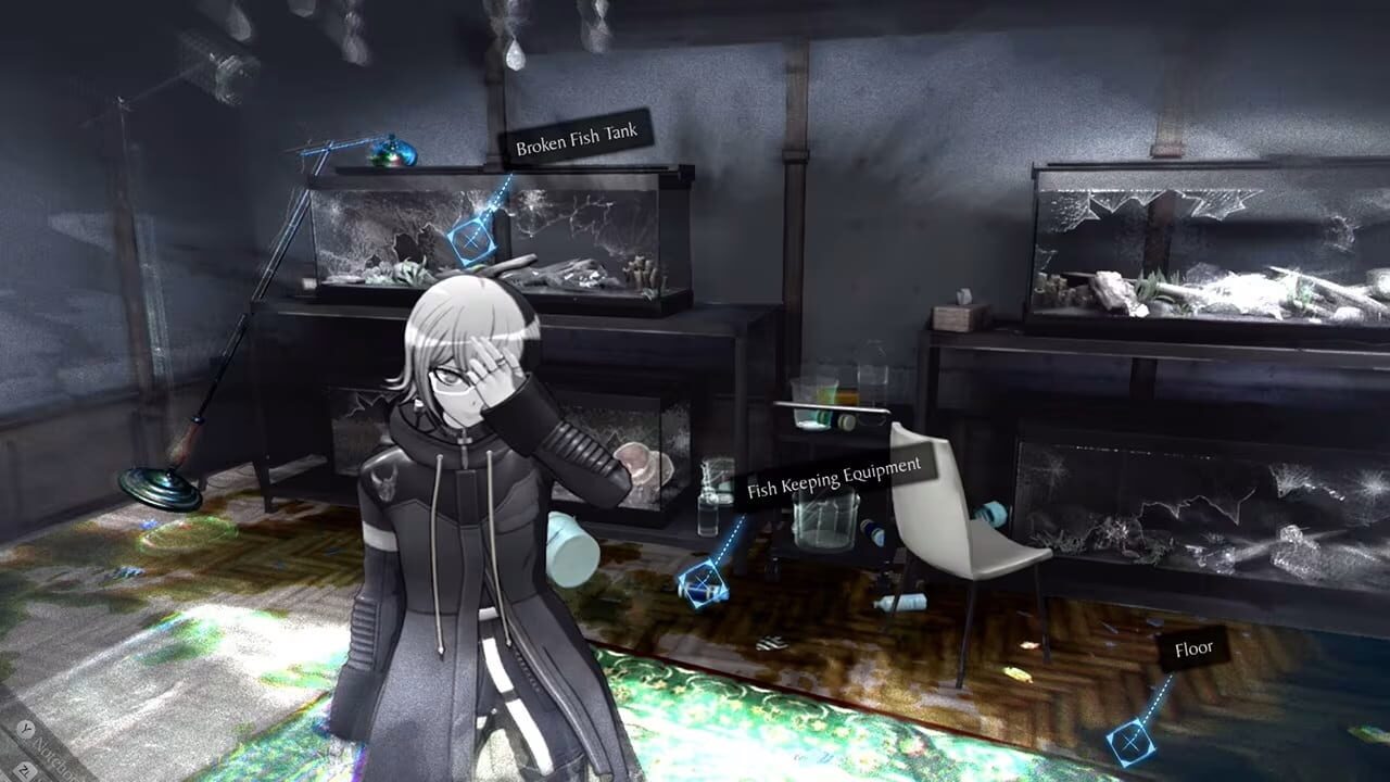 Screenshot for Master Detective Archives: Rain Code - Ch. Halara: Raining Cats & Dog