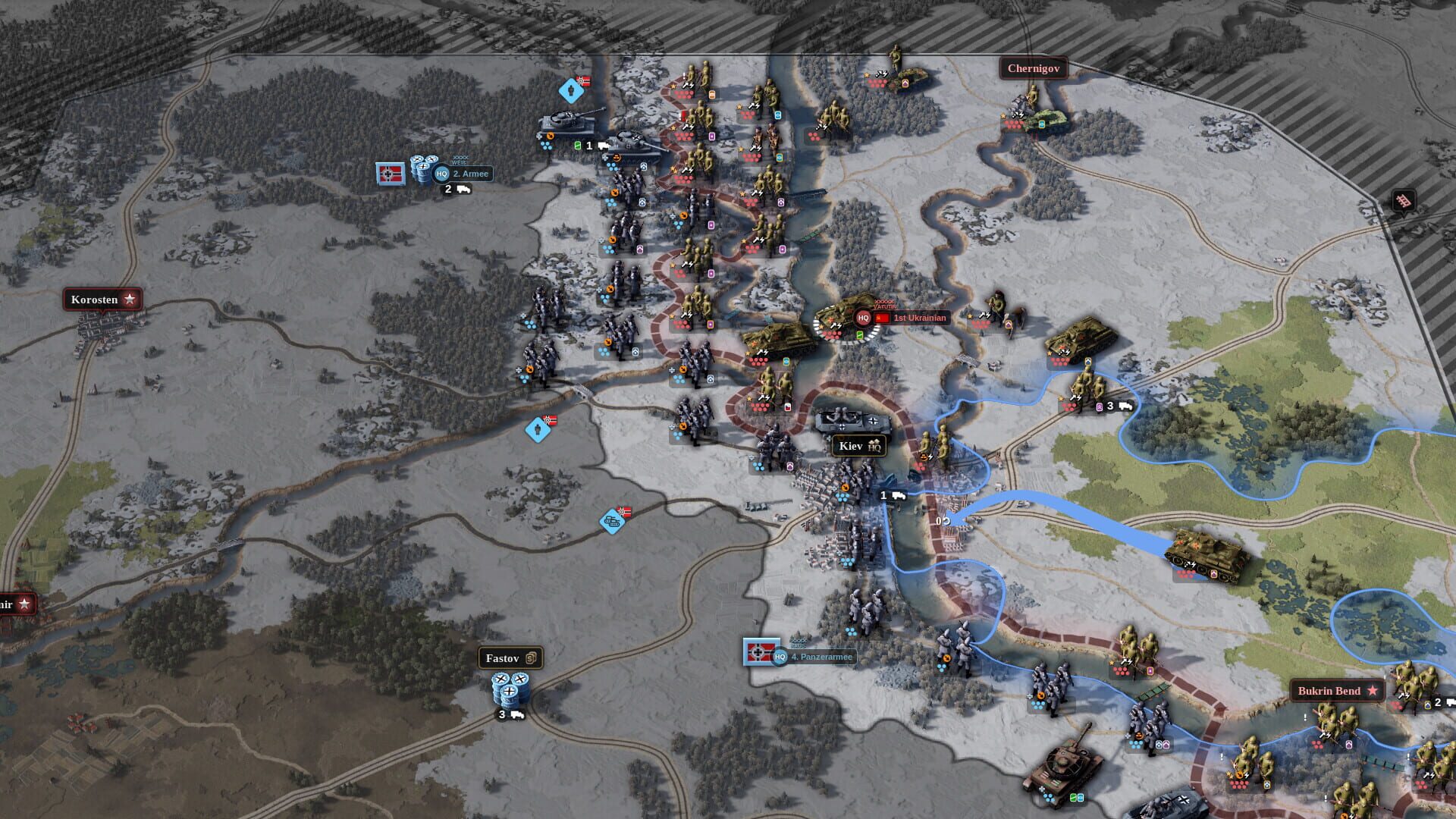 Screenshot for Unity of Command II: Kursk