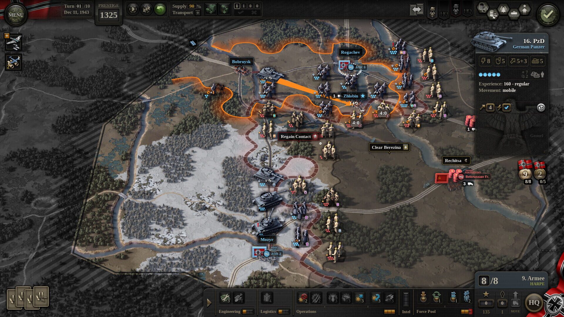 Screenshot for Unity of Command II: Kursk