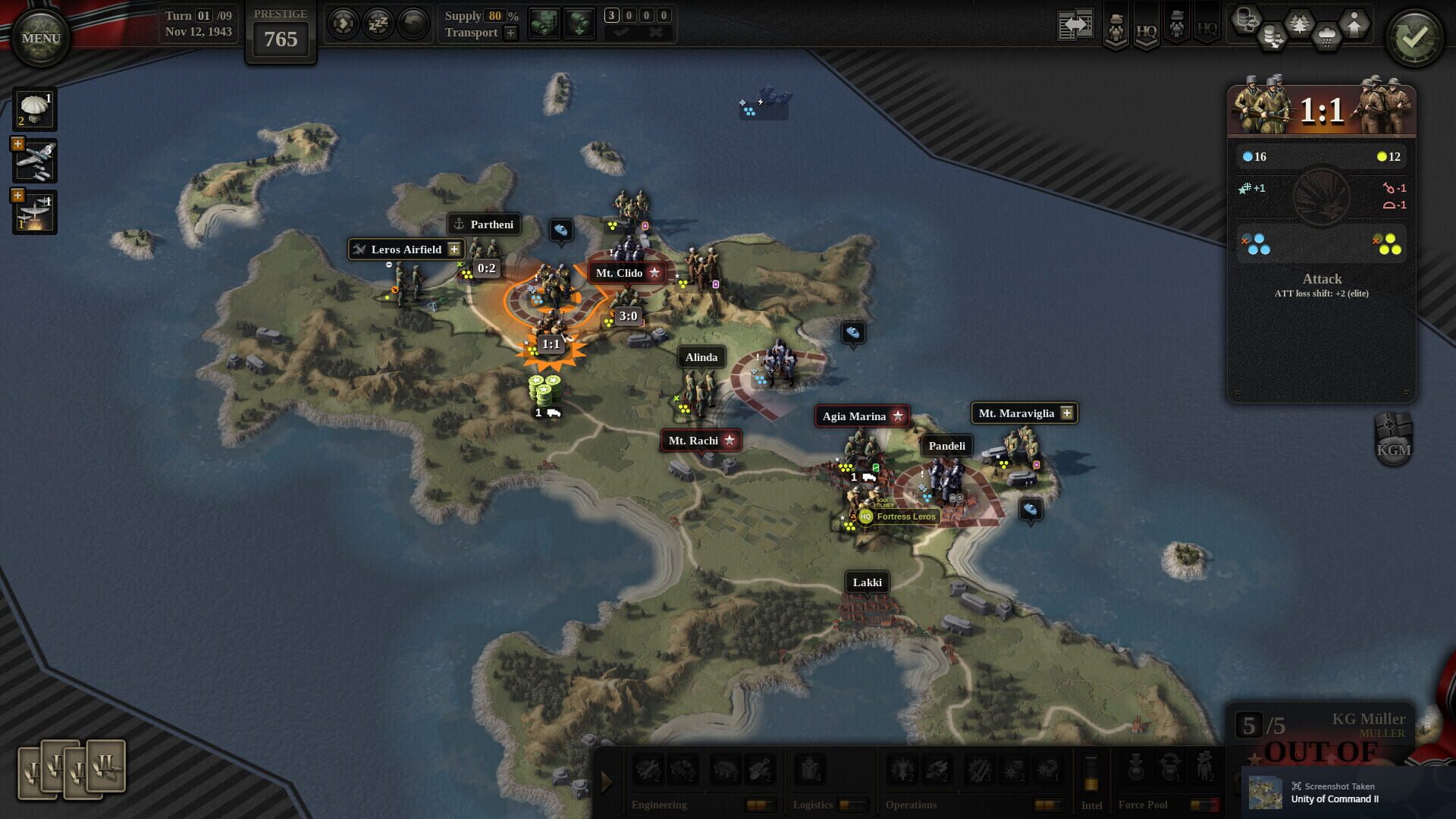 Screenshot for Unity of Command II: Kursk