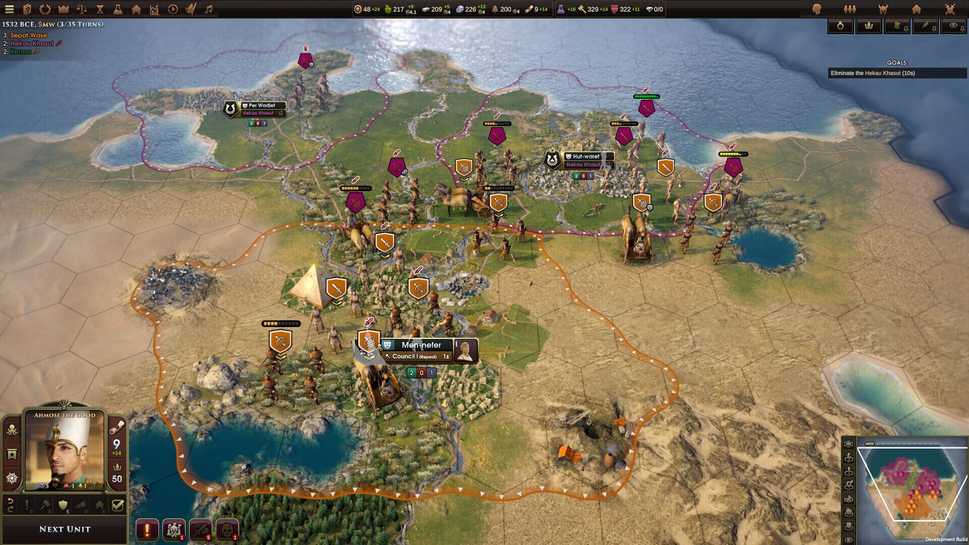 Screenshot for Old World: Pharaohs of the Nile