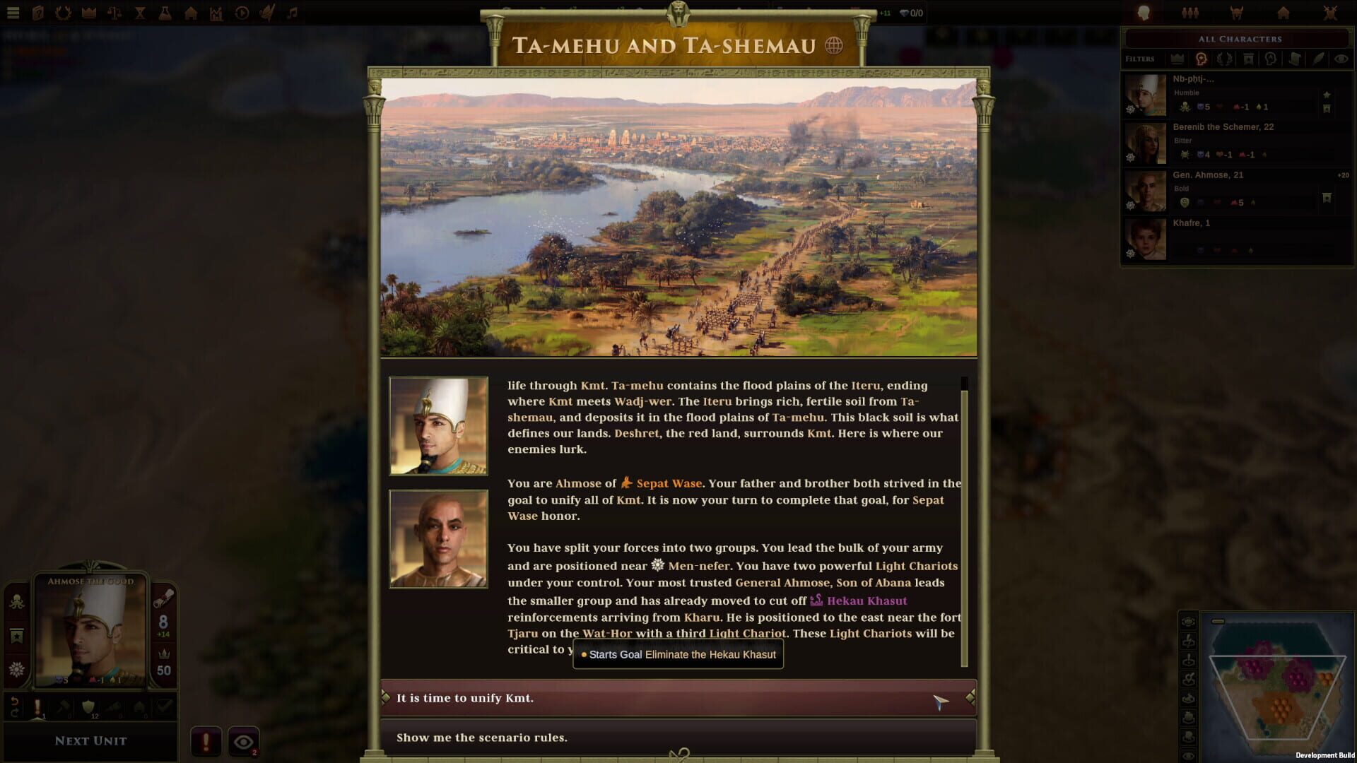 Screenshot for Old World: Pharaohs of the Nile