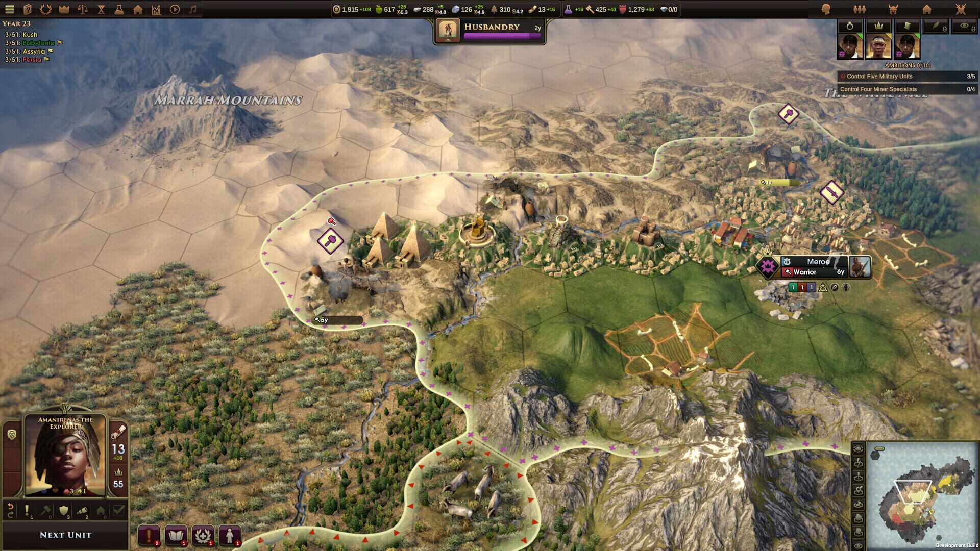Screenshot for Old World: Pharaohs of the Nile